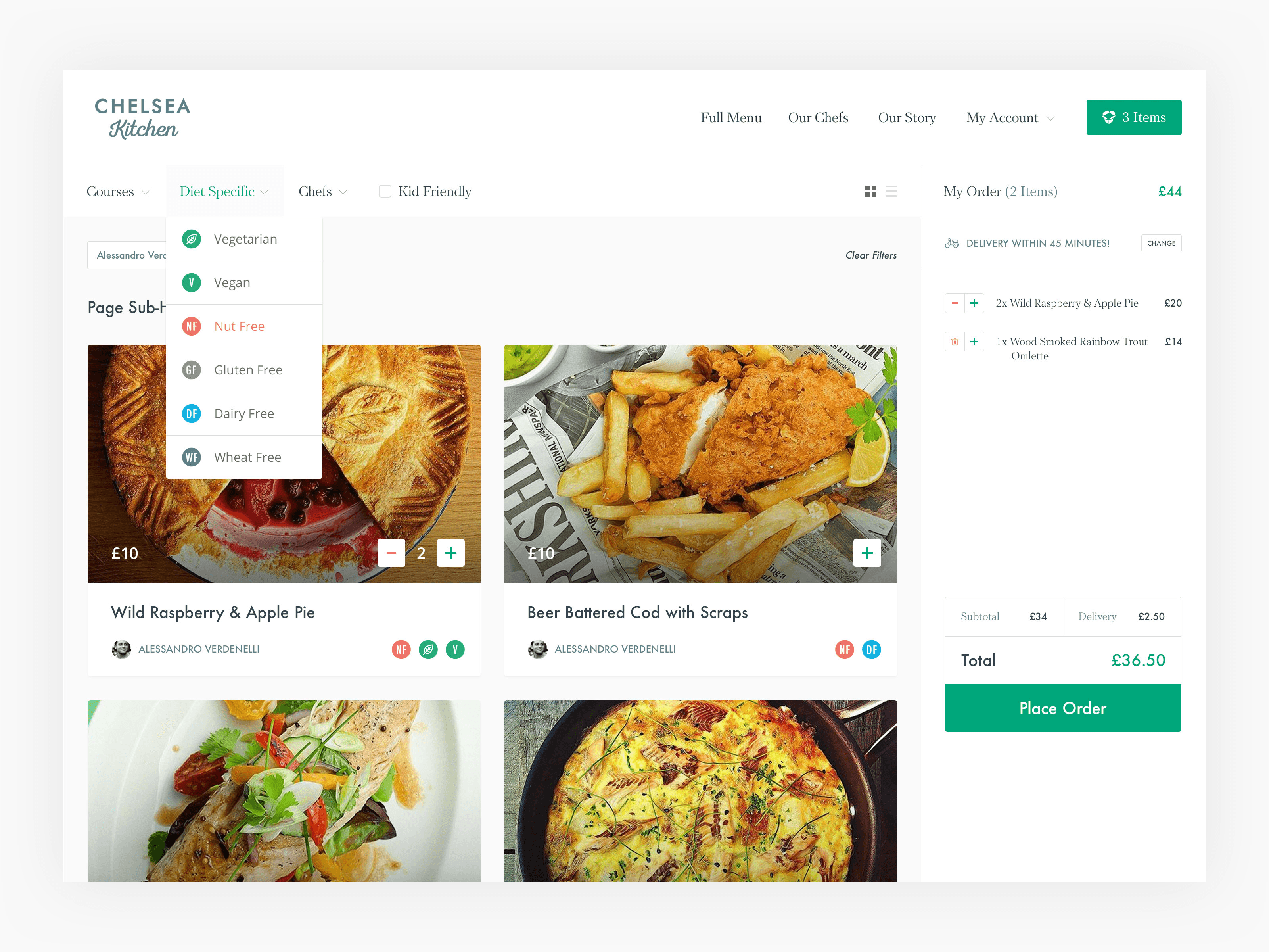 Chelsea Kitchen — High-end London food delivery from top chefs